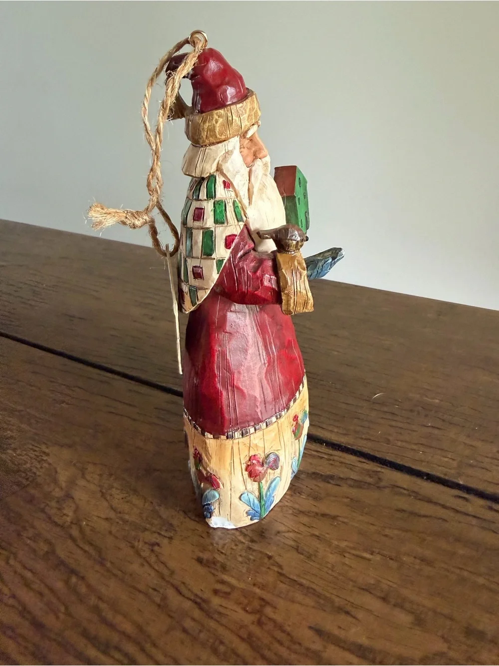 Jim Shore Heartwood Creek 6" Santa Claus Ornament Figure Birdhouse - Picture 4 of 10